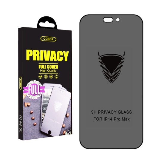 VIDRO TEMPERADO ANTI-ESPIONAGEM PRIVACY PARA APPLE IPHONE 14 PRO MAX